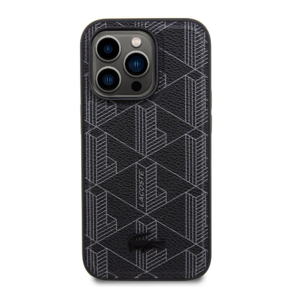 Lacoste iPhone 15 Pro Orjinal Lisanslı Magsafe Şarj Özellikli PU Deri Görünümlü Karışık Monogram Desenli Telefon Kılılfı - 5 Lacoste iPhone 15 Pro Orjinal Lisanslı Magsafe Şarj Özellikli PU Deri Görünümlü Karışık Monogram Desenli Telefon Kılılfı - 5